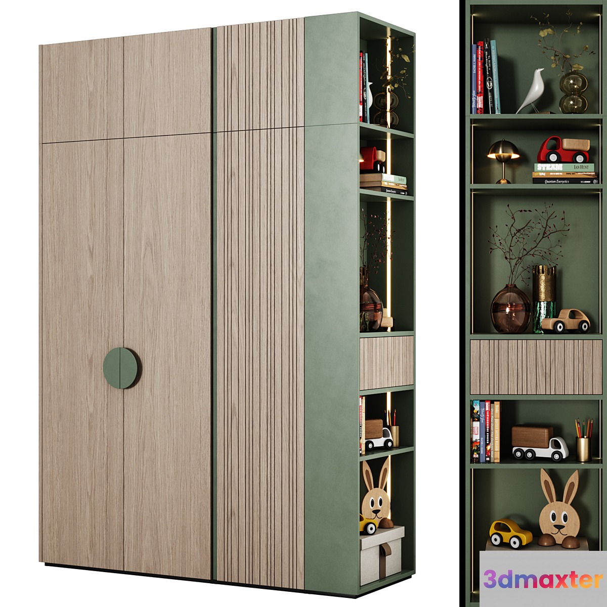 Wardrobe children's modular 02