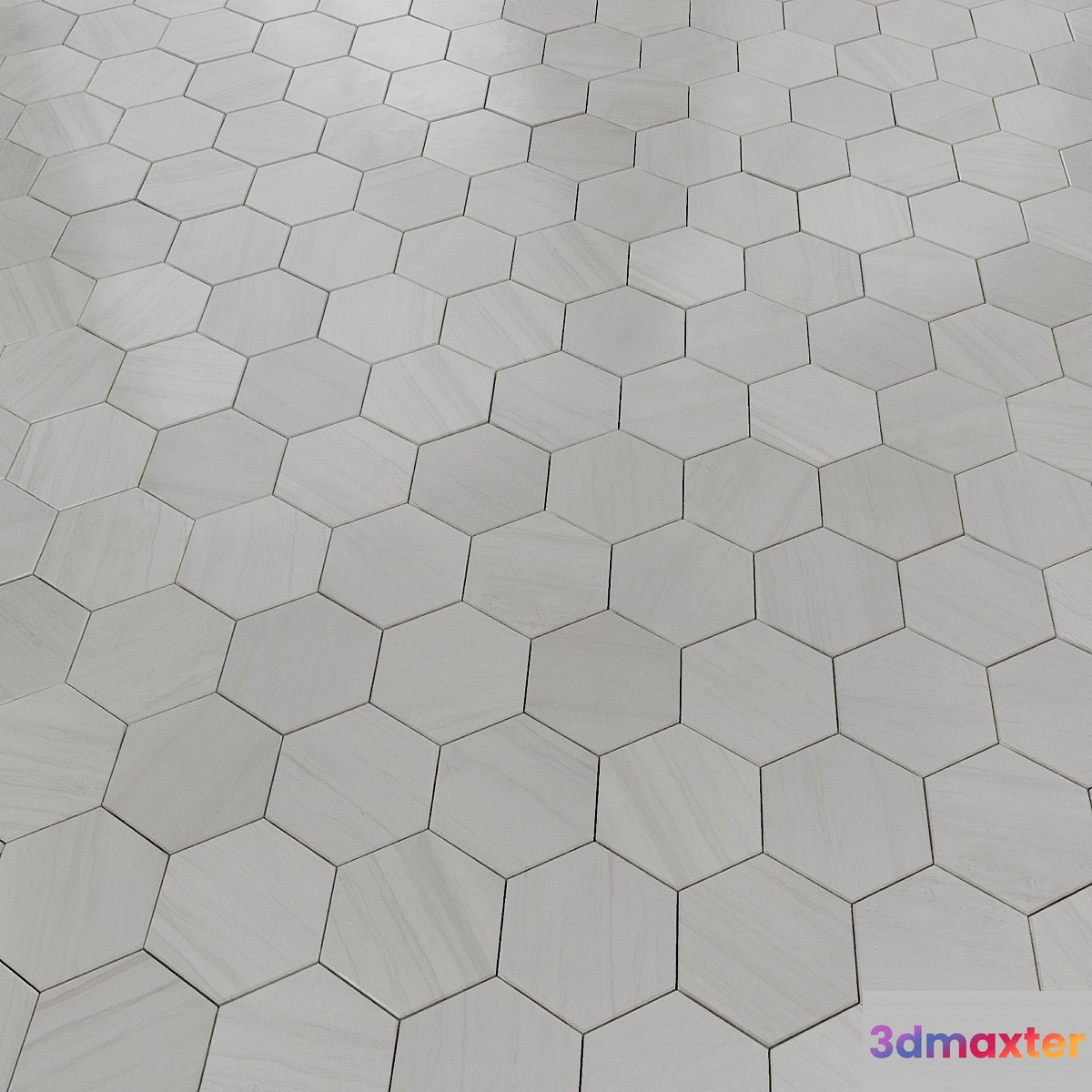 Porcelain stoneware tiles EQUIPE LITHOS 11.6x10.1 cm 3D Max
