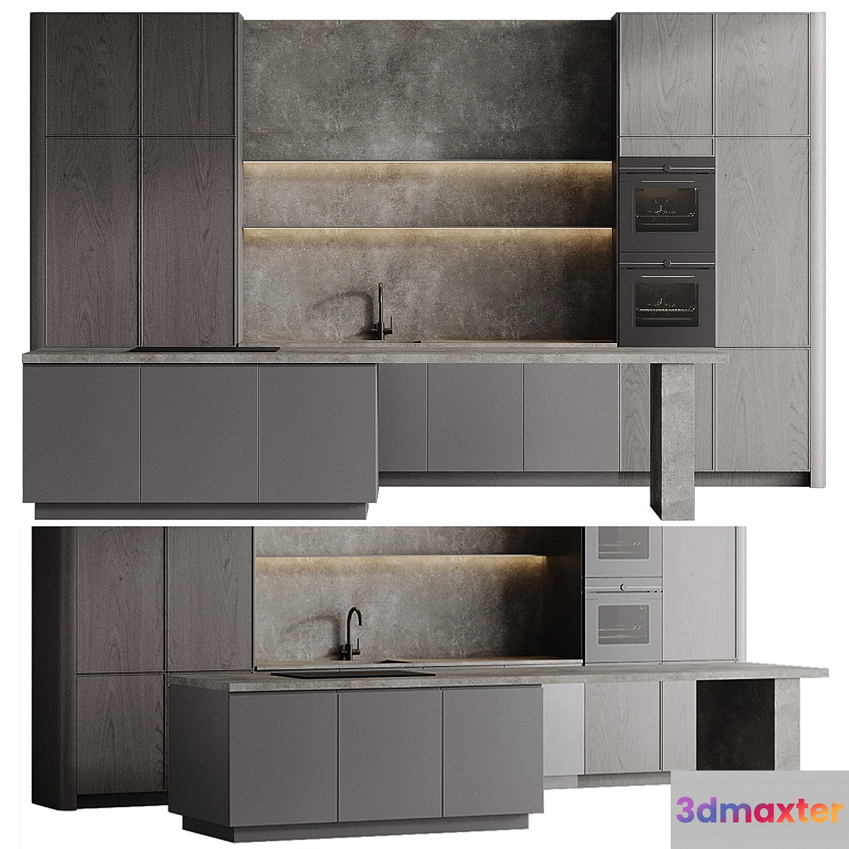 Kitchen with island 005