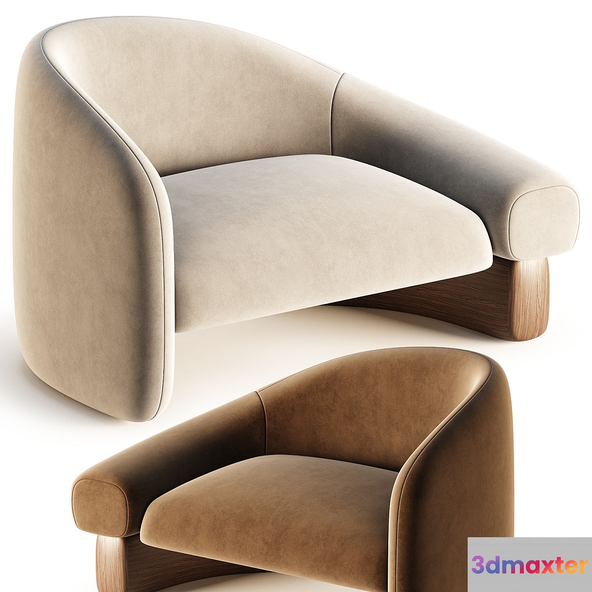 Raphael Navot Acrostic Overlay Armchair