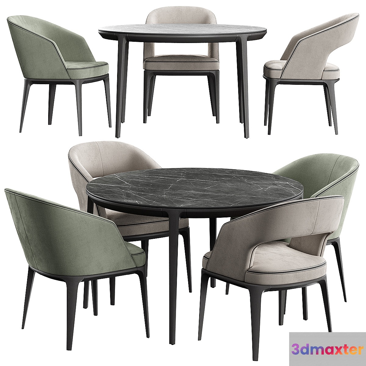 Chair Pace Loom PLAYGROUND MODERN ROUND Table