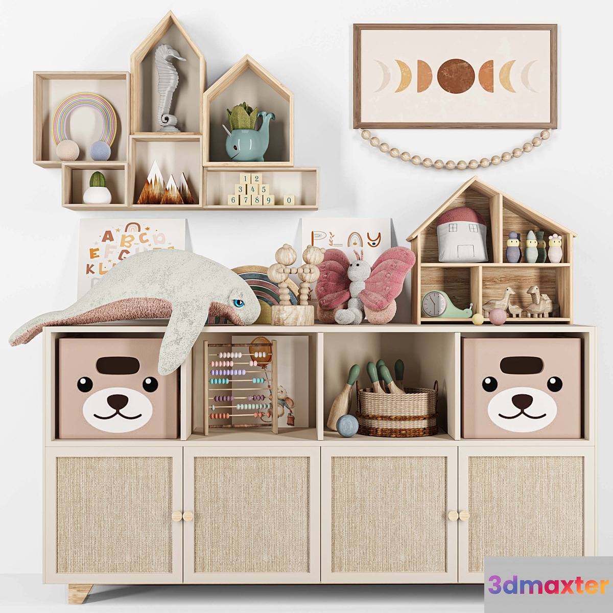 furniture set for children05 3D Max