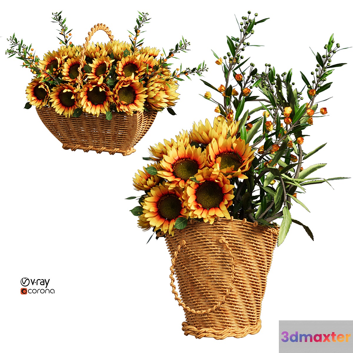 flower 83 3D Max