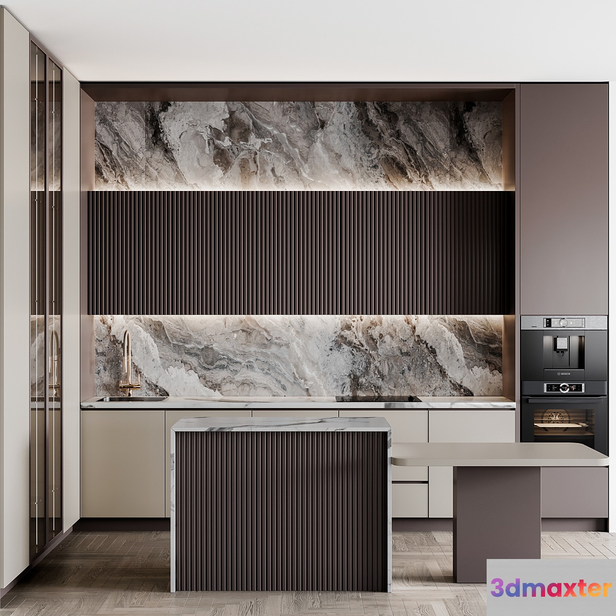kitchen modern233 3D Max