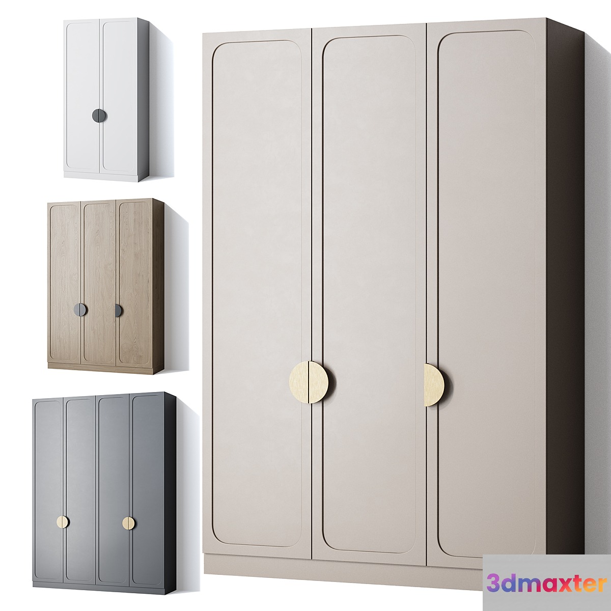 Wardrobe modern 04 3D Max