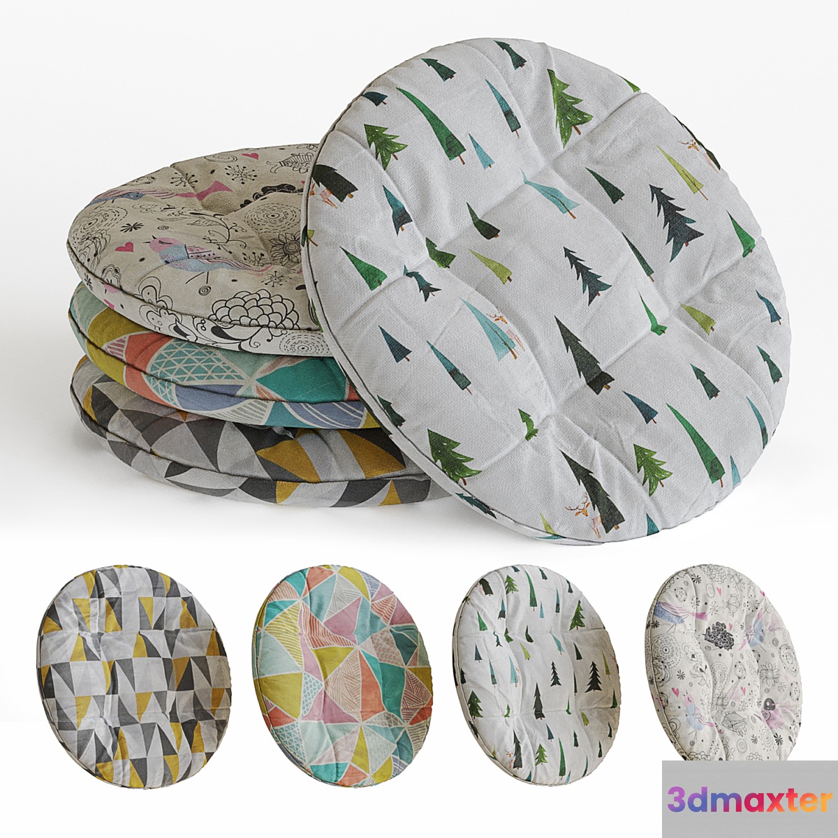 Pillows 3D Max