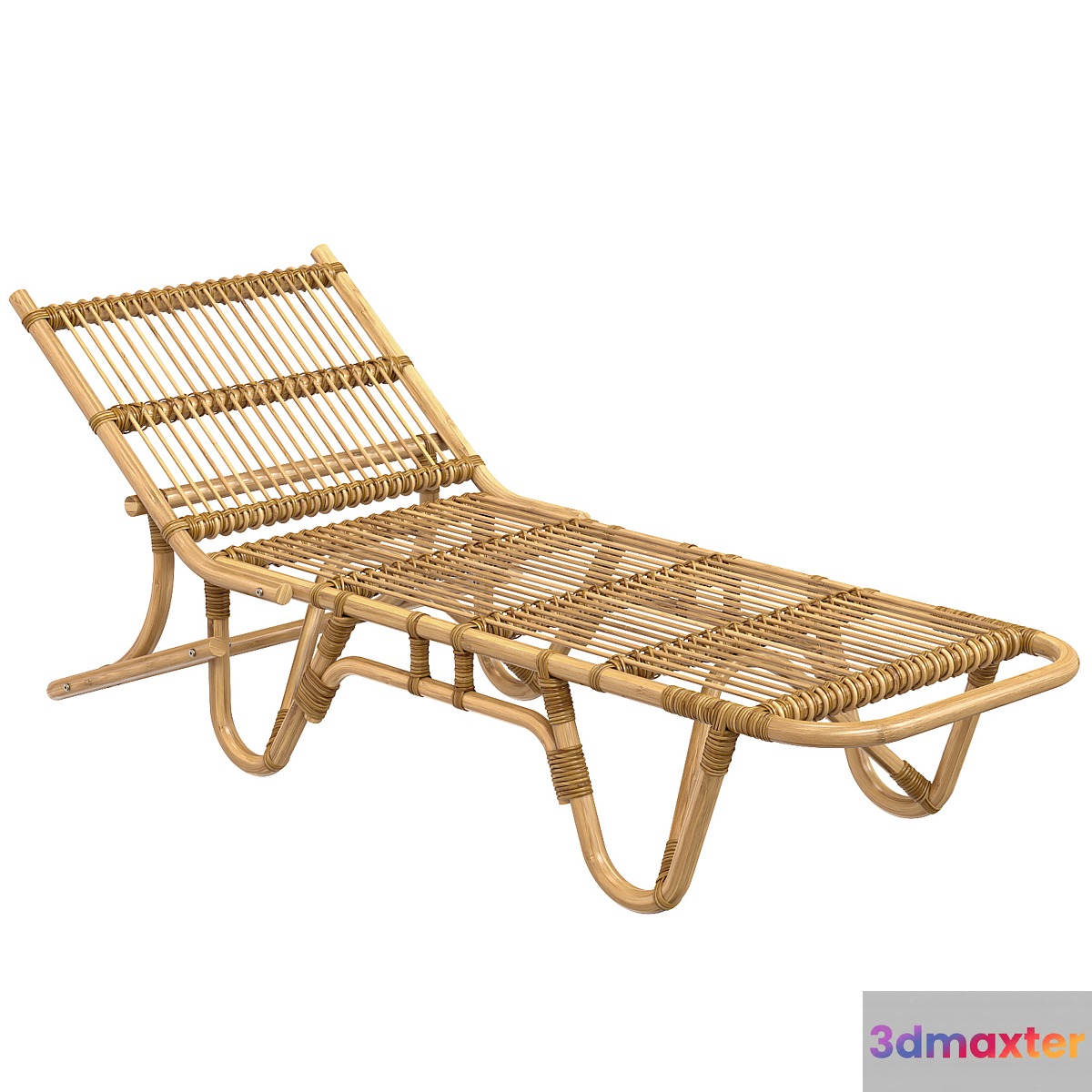 1960s Riviera Style French Chaise Longue