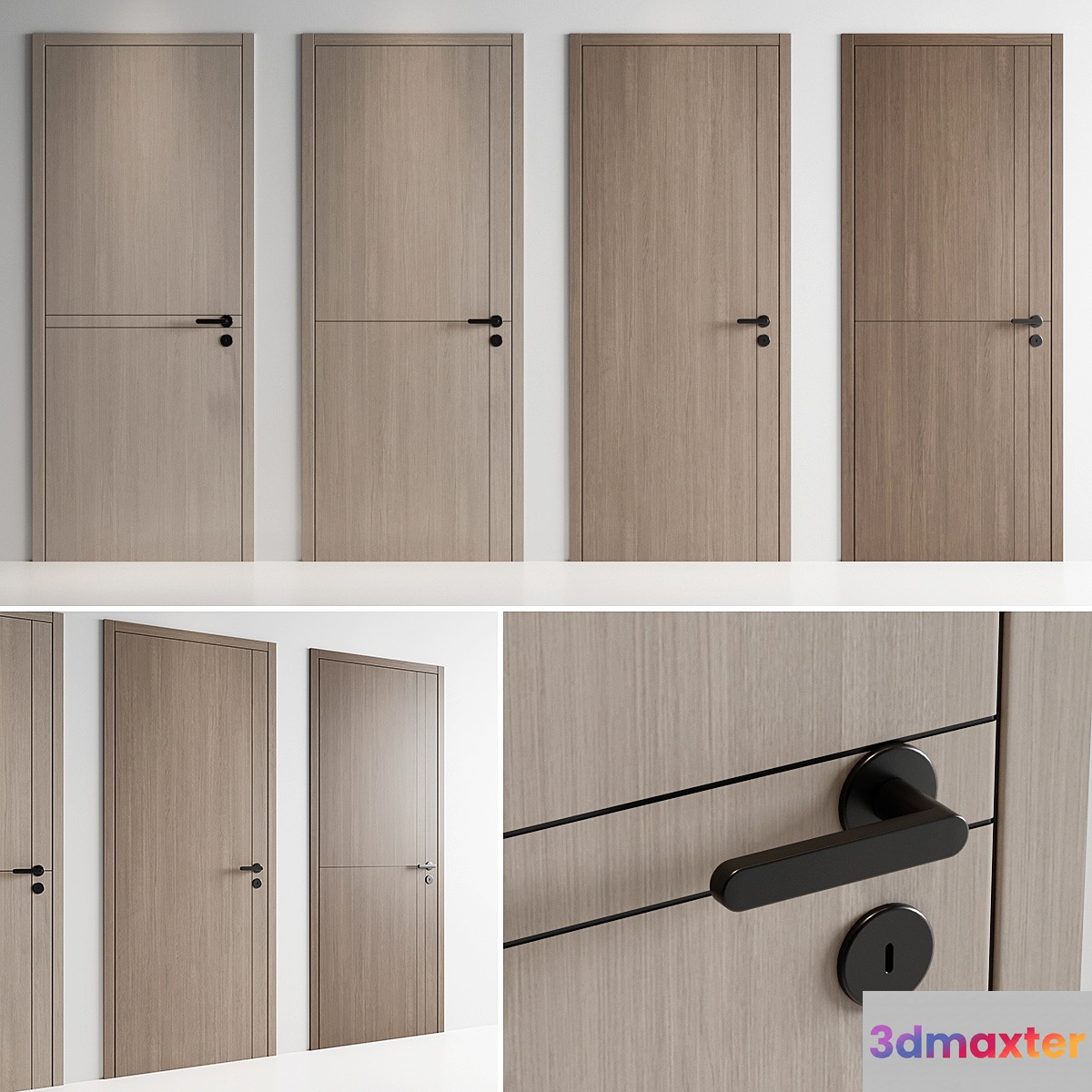 Door Set 9 - No.2 3D Max
