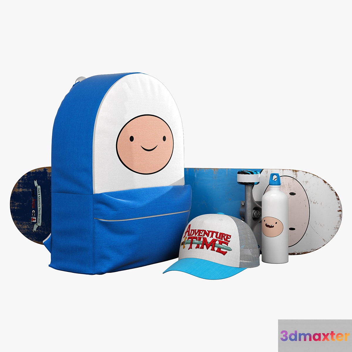 decorative set adventure time Finn - No.2 3D Max