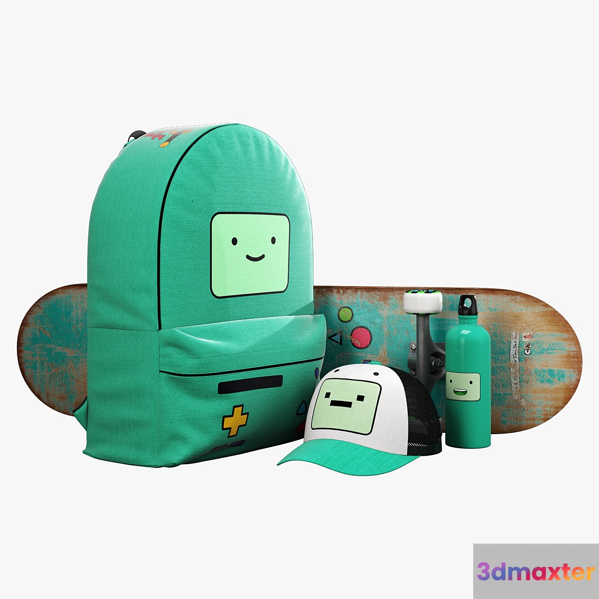 decorative set adventure time Bimo - No.2 3D Max