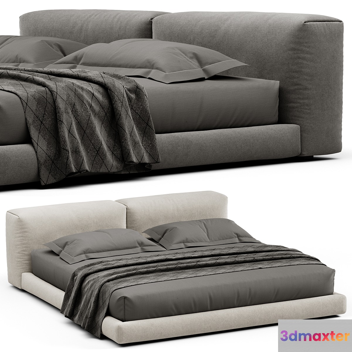 Softwall Bed - No.2 3D Max