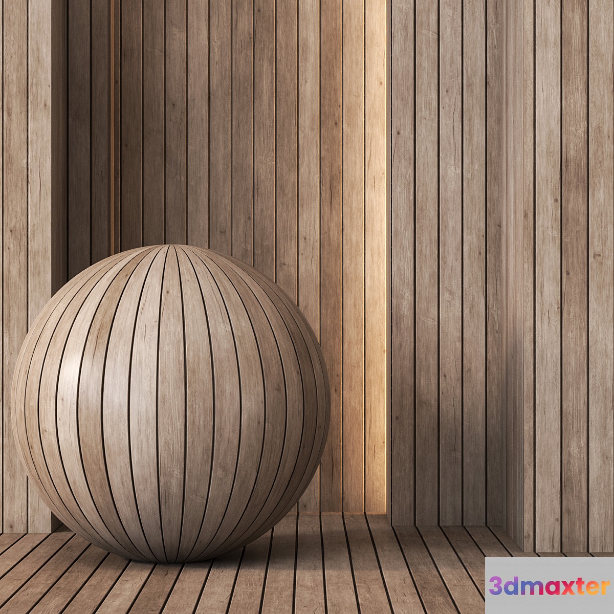 2 Plank Wood Texture - 4K - Seamless 3D Max