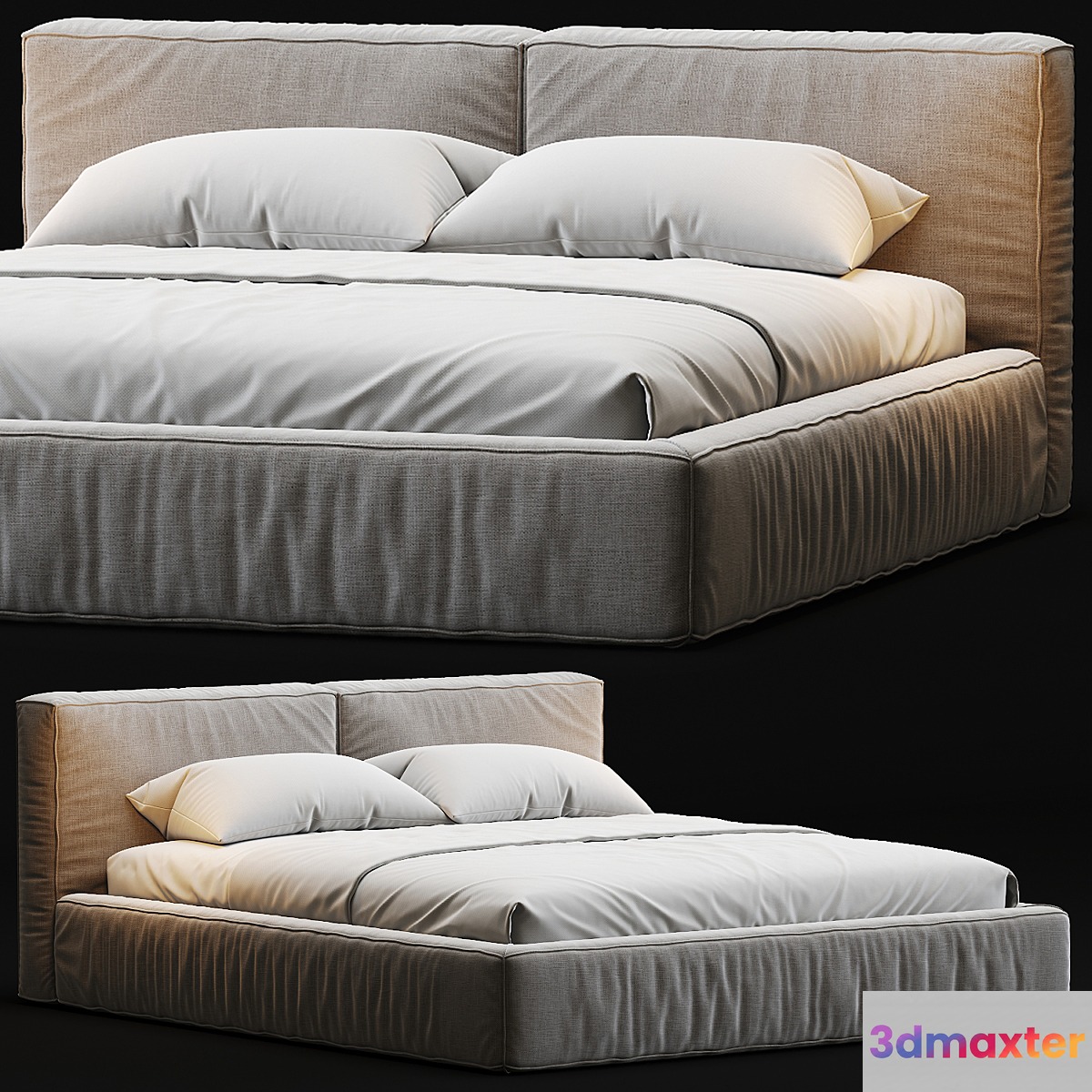 Flexteam Slim One Bed 3D Max