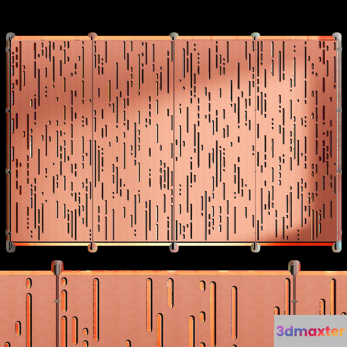 Turf Static Cutsheet Panel 3D Max