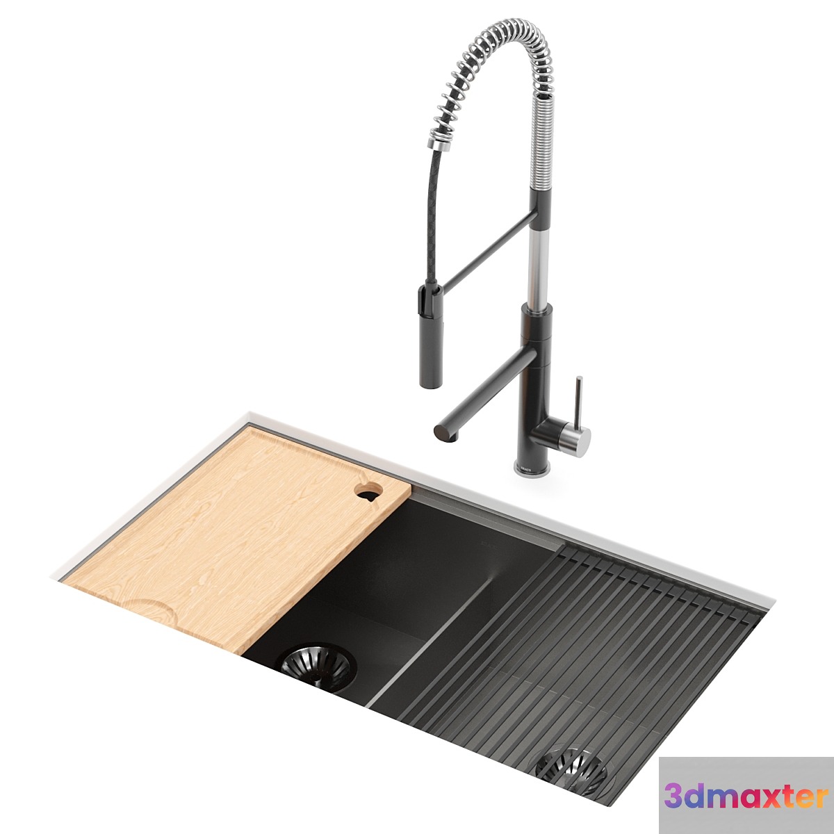 KRAUS KWU112-33 kitchen sink - No.2 3D Max