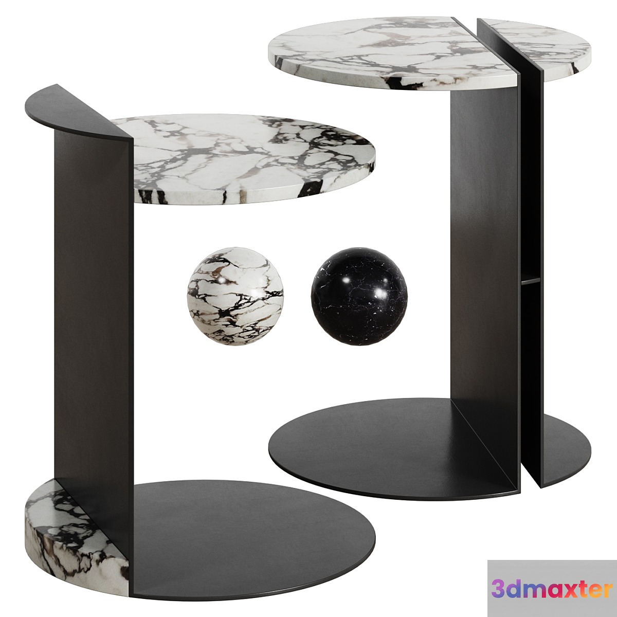 Side tables Fabio Teixeira Half Linea 3D Max