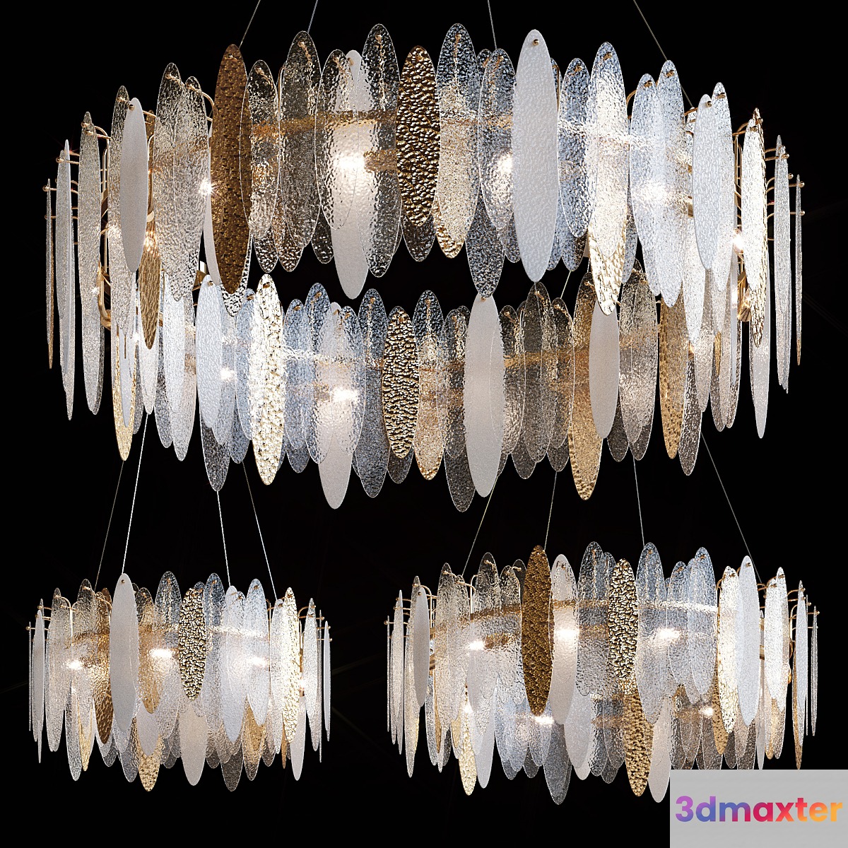 Pendant chandeliers RISSA R by Lampatron