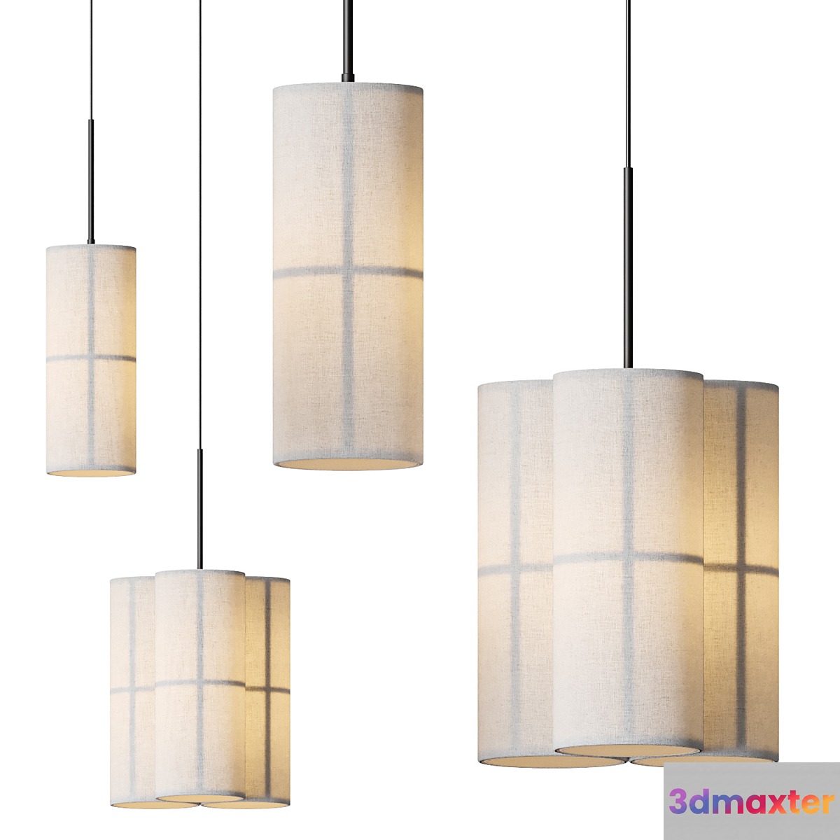 Menu Hashira Pendant Lamp 3D Max