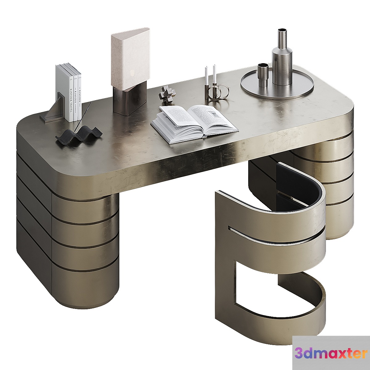 GAE Chair and FRANK Table by JORIS POGGIOLI 3D Max