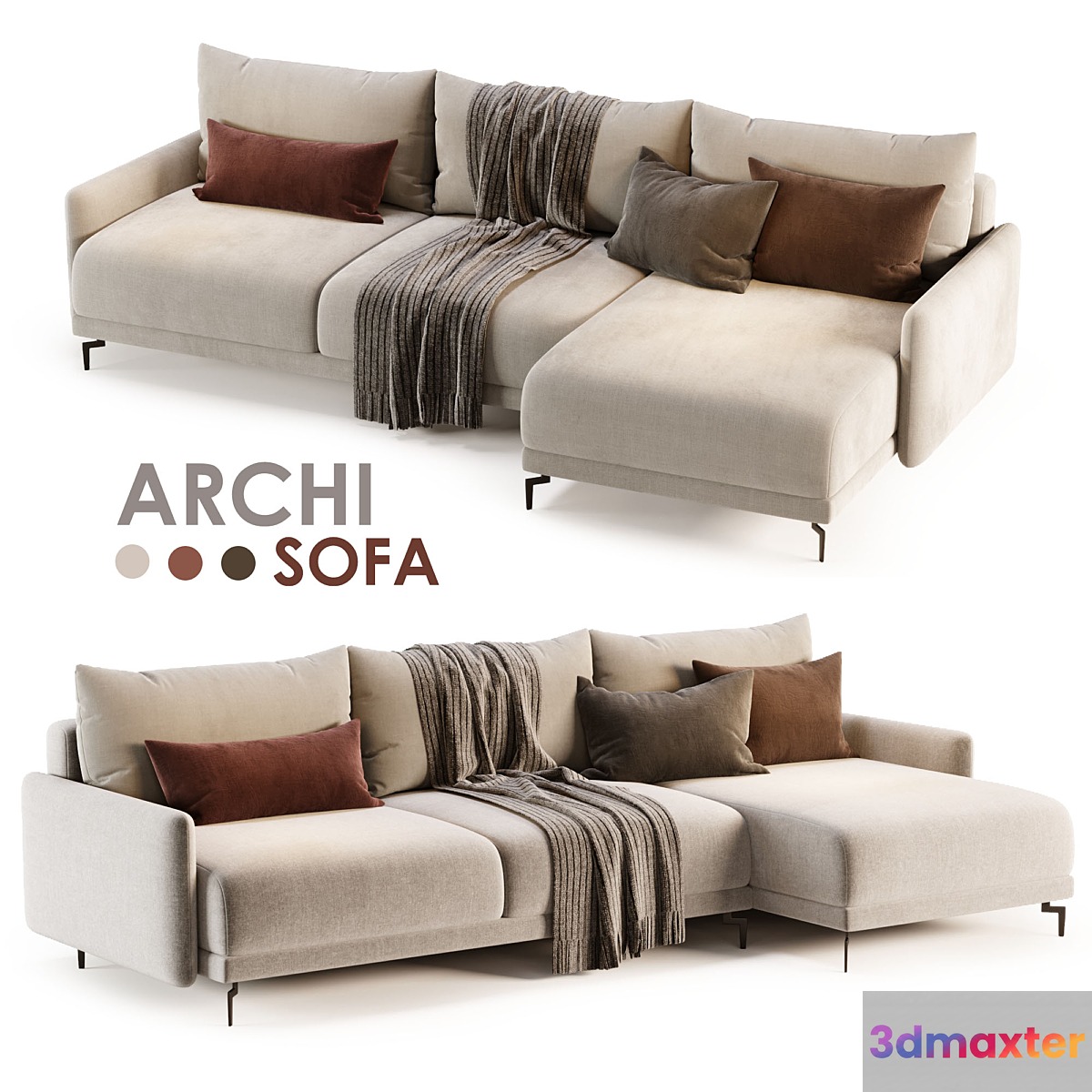 Archi Sofa by Skdesign sofas 3D Max
