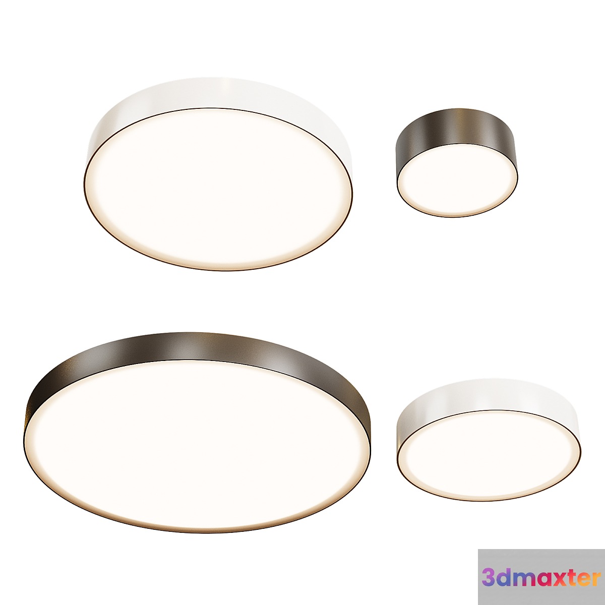Zon Ceiling Lamps by MAYTONI 3D Max