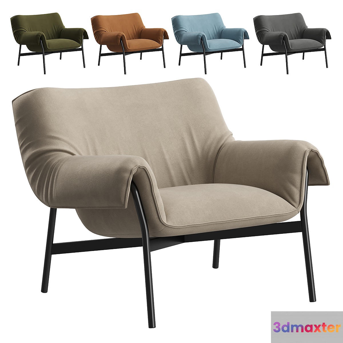 Wrap Lounge Chair 3D Max