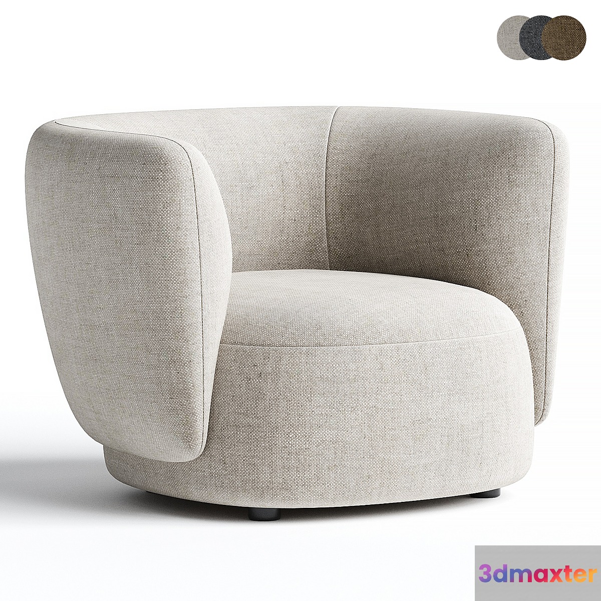 BLOSSOM | Armchair By Novamobili 3D Max