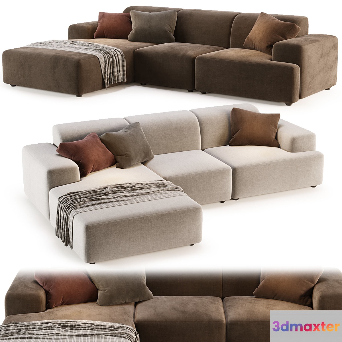 Canape Melva by Westwing Collection 3D Max