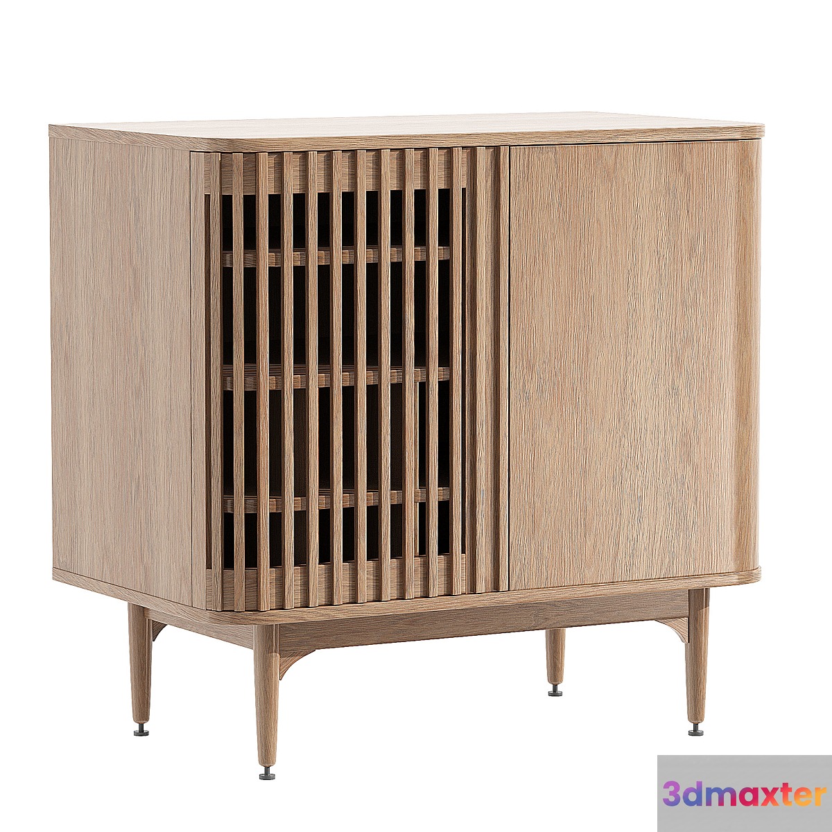 Light Oak Drink Cabinet 3D Max