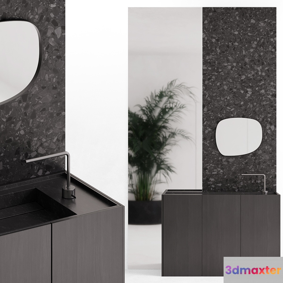 Bathroom set - No.6 3D Max
