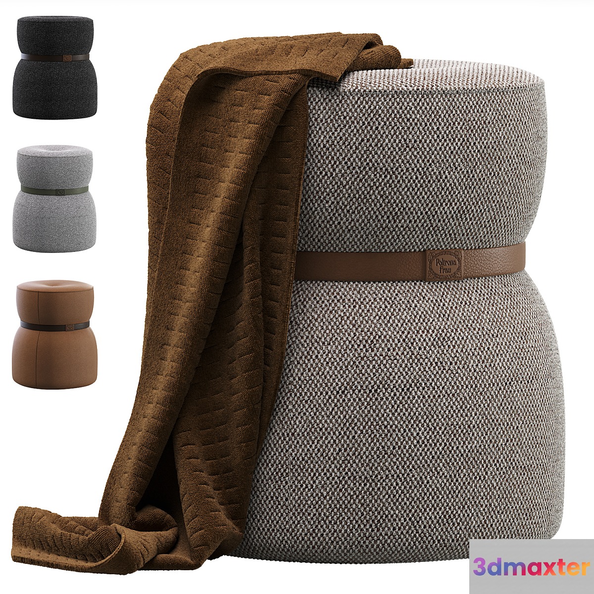 Pouf LEPLÌ by Poltrona Frau 3D Max