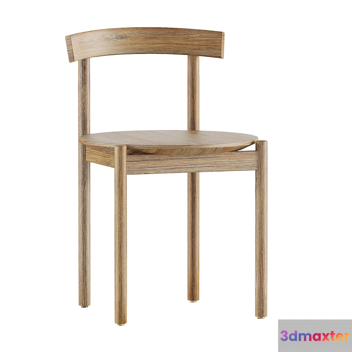 Comma side chair 3D Max