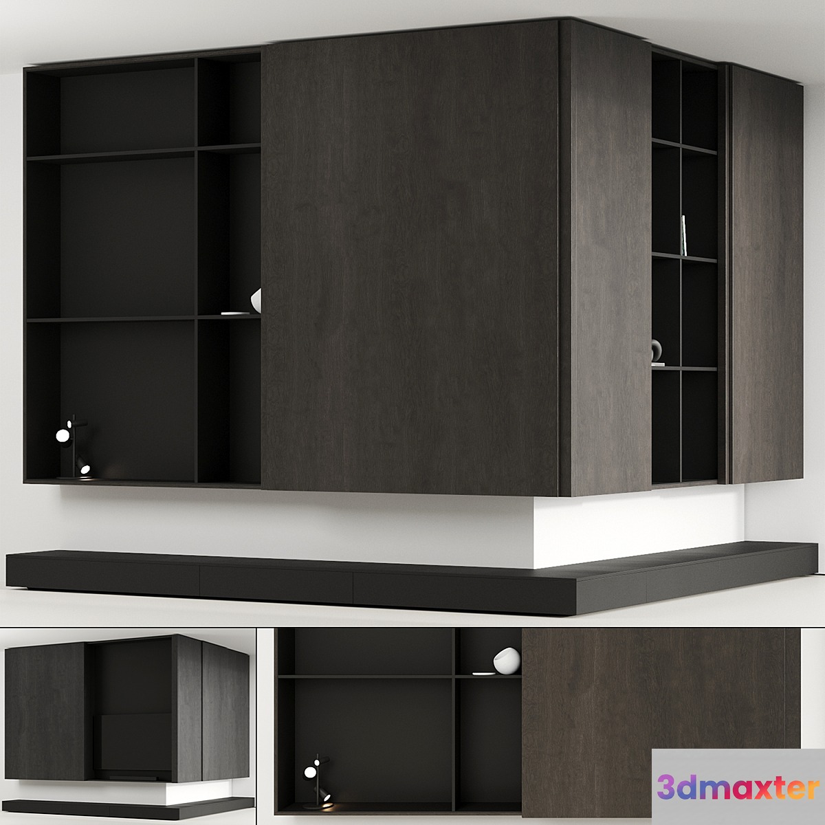 TV wall 13 3D Max