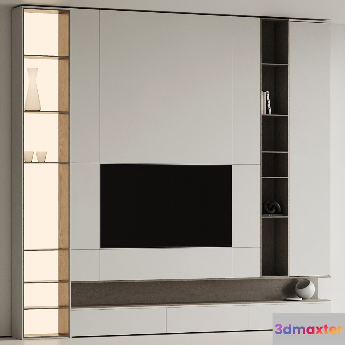 TV wall 14 3D Max