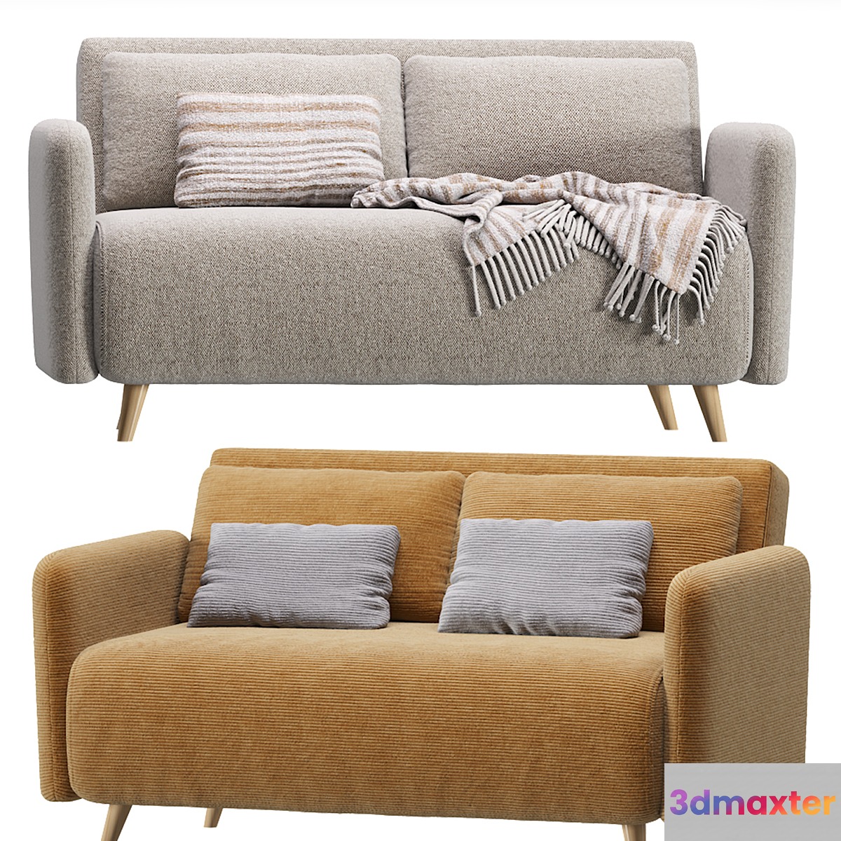 Sofa Kusken Vertical Lavender by Divan.ru _ Sofa Kusken 3D Max