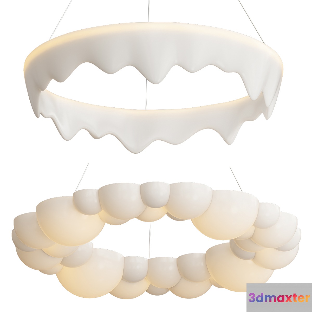 Odly Chandeliers SC 3D Max