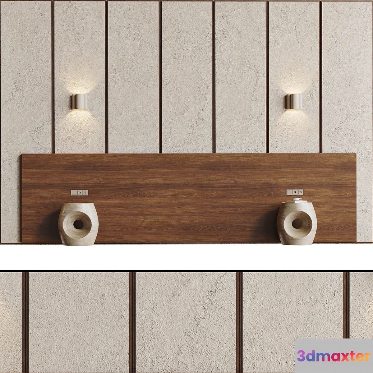 Decorative 3D wall panel 006