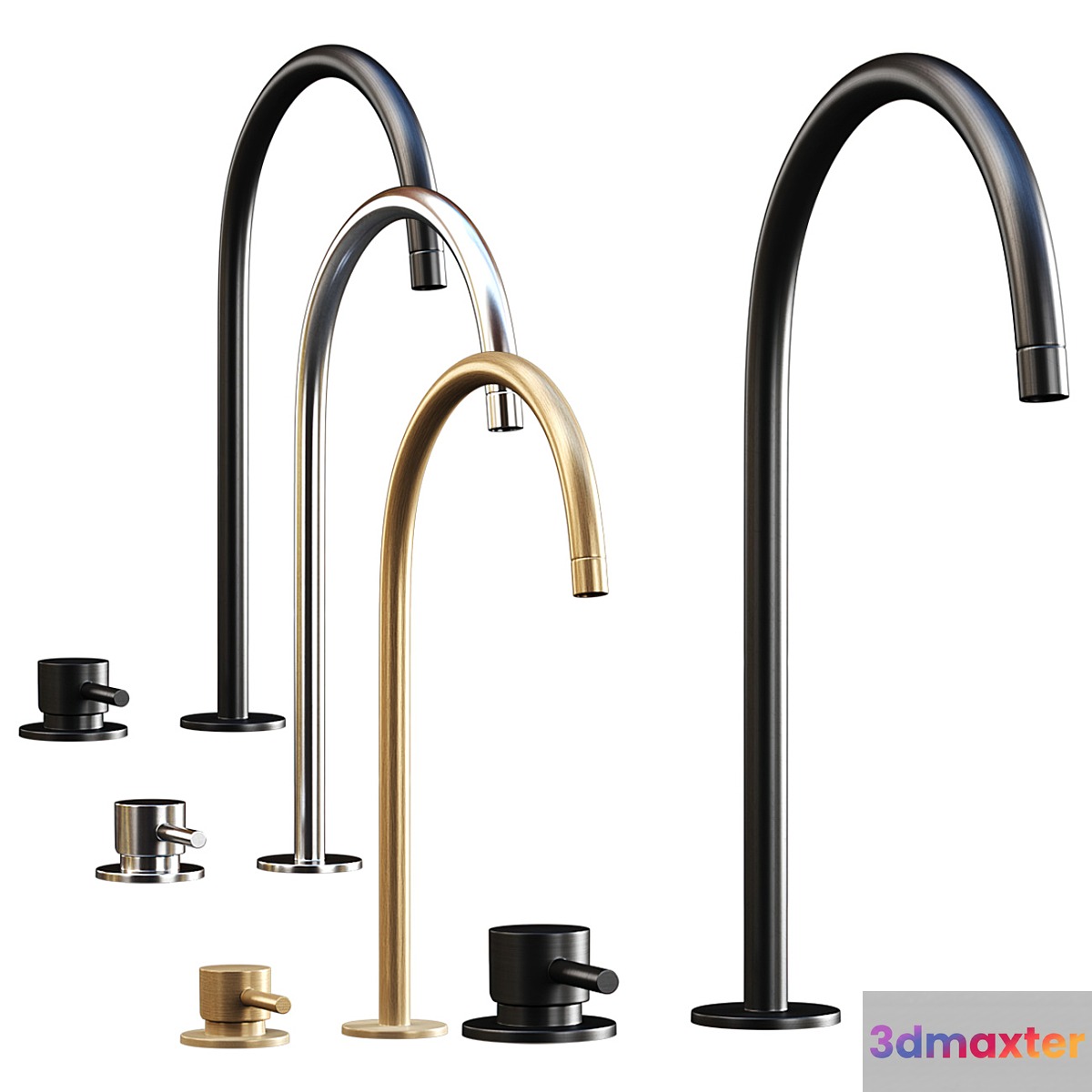 Iconico mixer A-LE23 _ Metal bathroom mixer - No.3