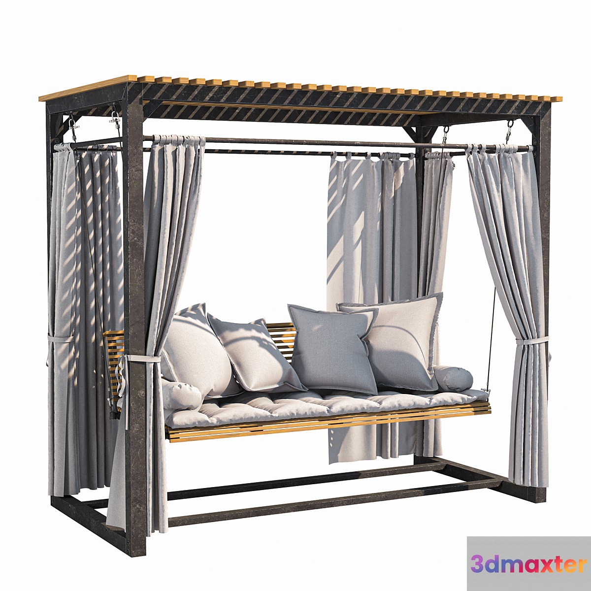 garden swing 3D Max