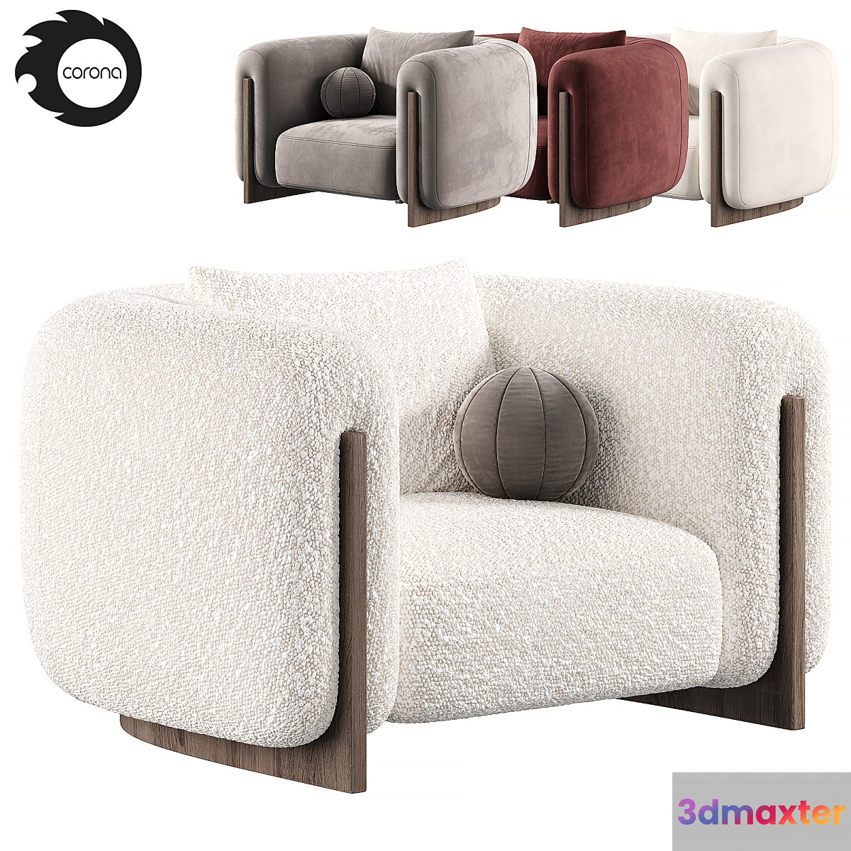 Minuit Armchair by stephane parmentier armchairs