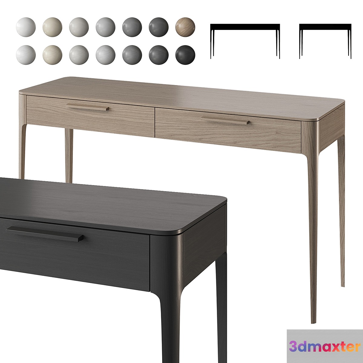 Ellipse Type Console 14 Colors - No.2 3D Max