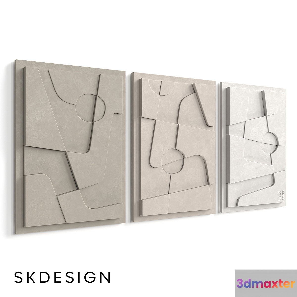 Set of 3 panels Elements