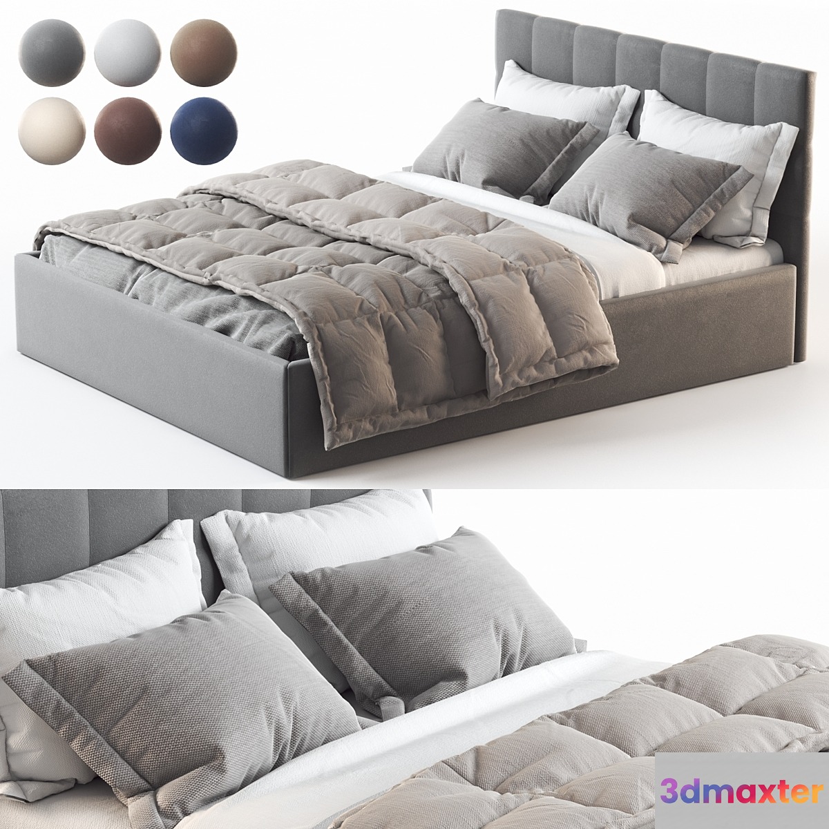 Bed Hoff Kosta - No.2 3D Max