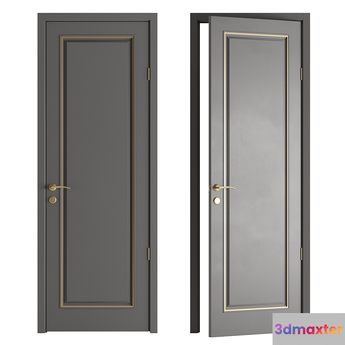 Interior door Oppein 3D Max