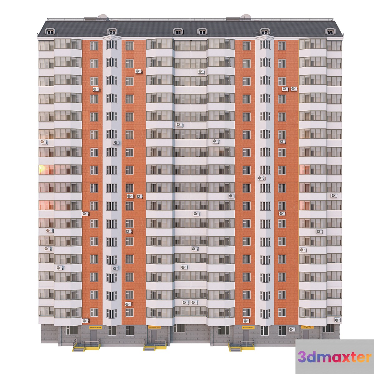 P44T 2 sections 17 floors