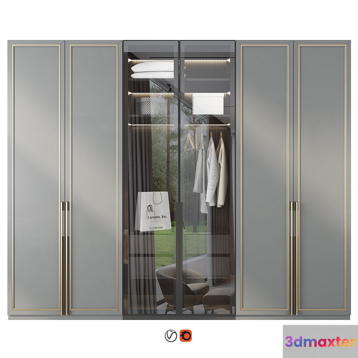 Wardrobe 71 3D Max
