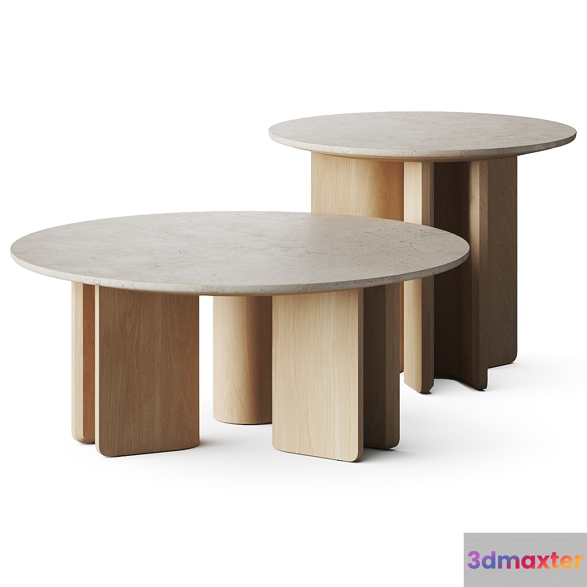 Arhaus Jaira Round Coffee Tables 3D Max