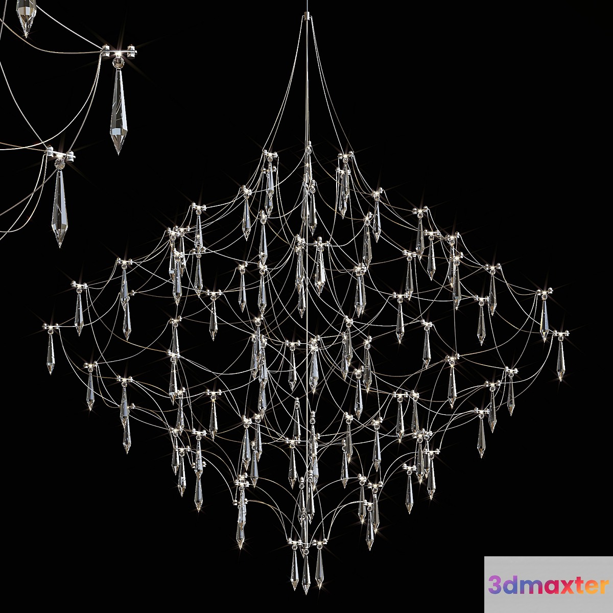 Hanging chandelier DSMJFU 3D Max