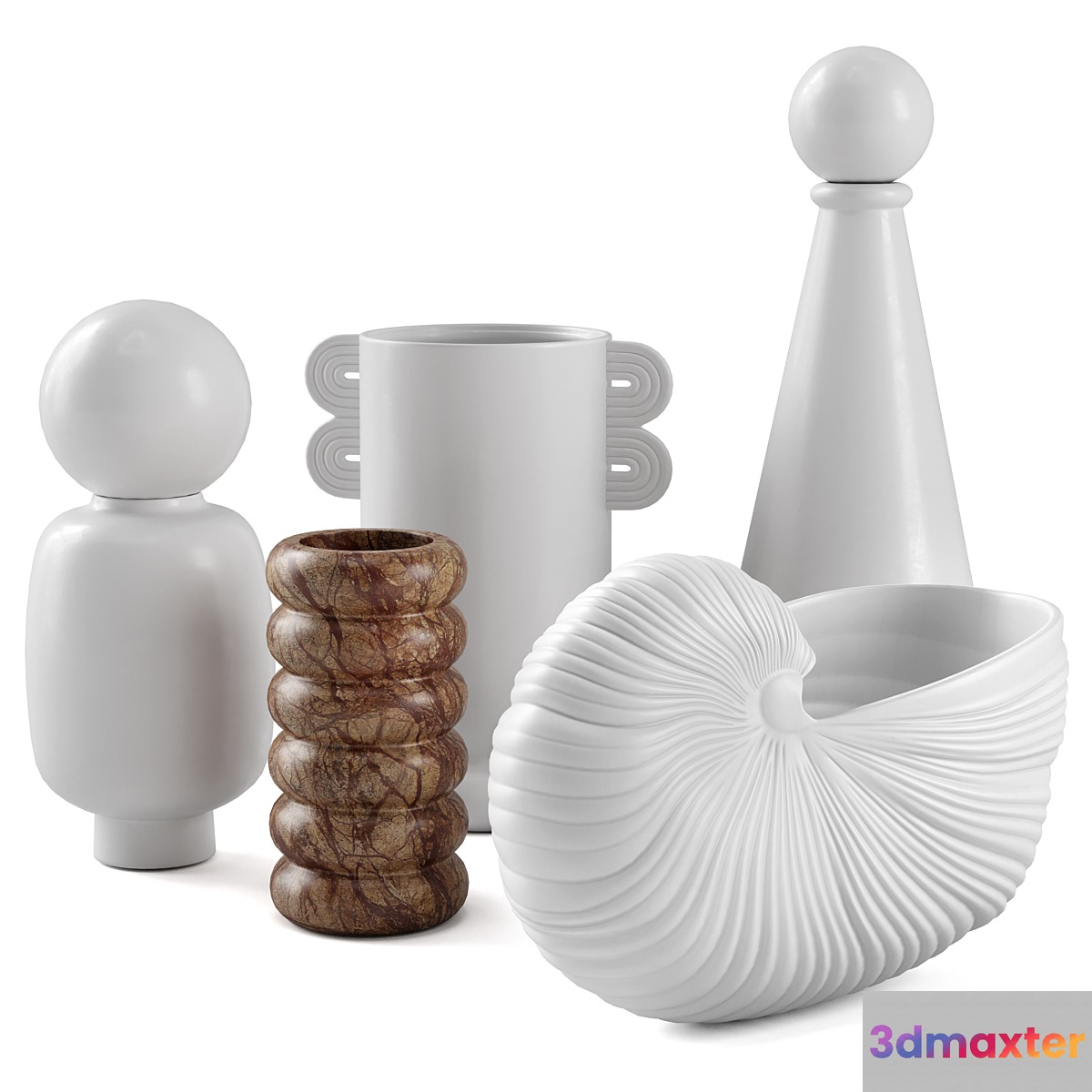 Farm Vases set 3D Max