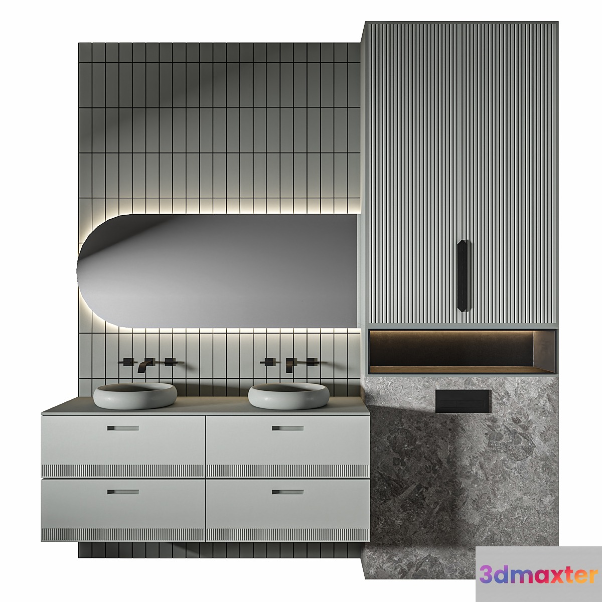 Luxury Bathroom 293 3D Max